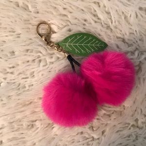 Cherry Fur Keychain